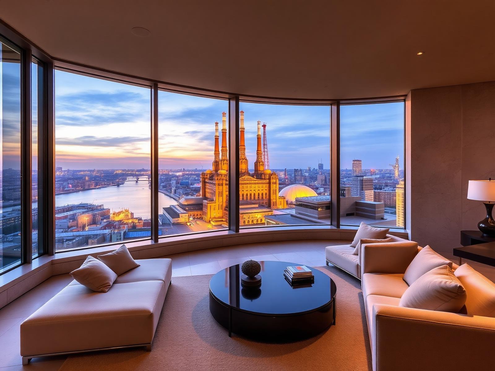 Penthouse residence overlooking Battersea Power Station